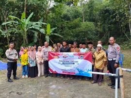 Peresmian Sumur Bor di Padukuhan Baturturu dari  Ditlantas DIY 